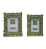 Green Wicker Photo Frame 4x 6