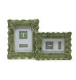 Green Wicker Photo Frame 4x 6