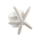 Starfish Napkin Ring White