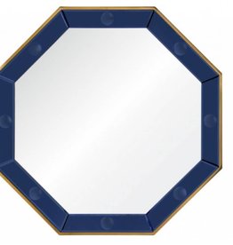 Octagonal Blue Mirror