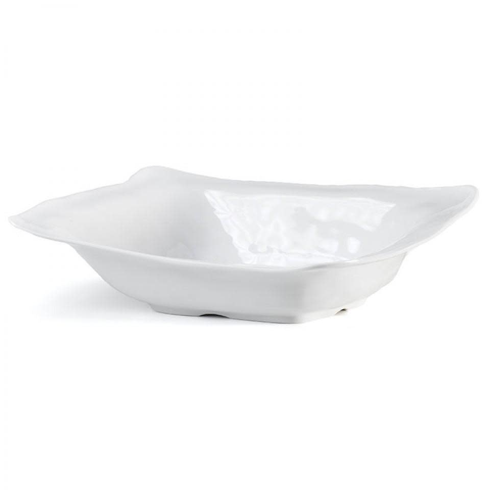 Q Home Design Ruffle Rectangular Shallow Serving Platter