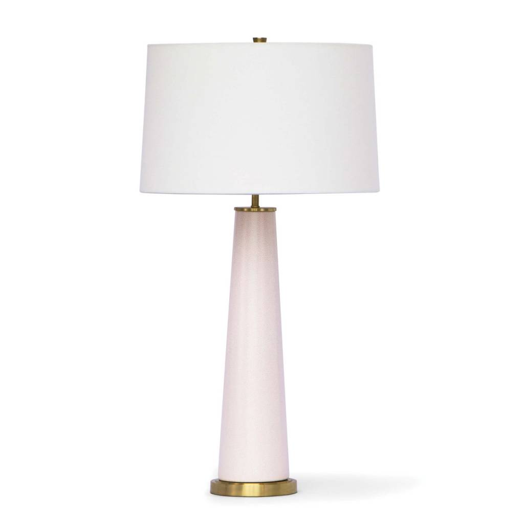 blush ceramic table lamp