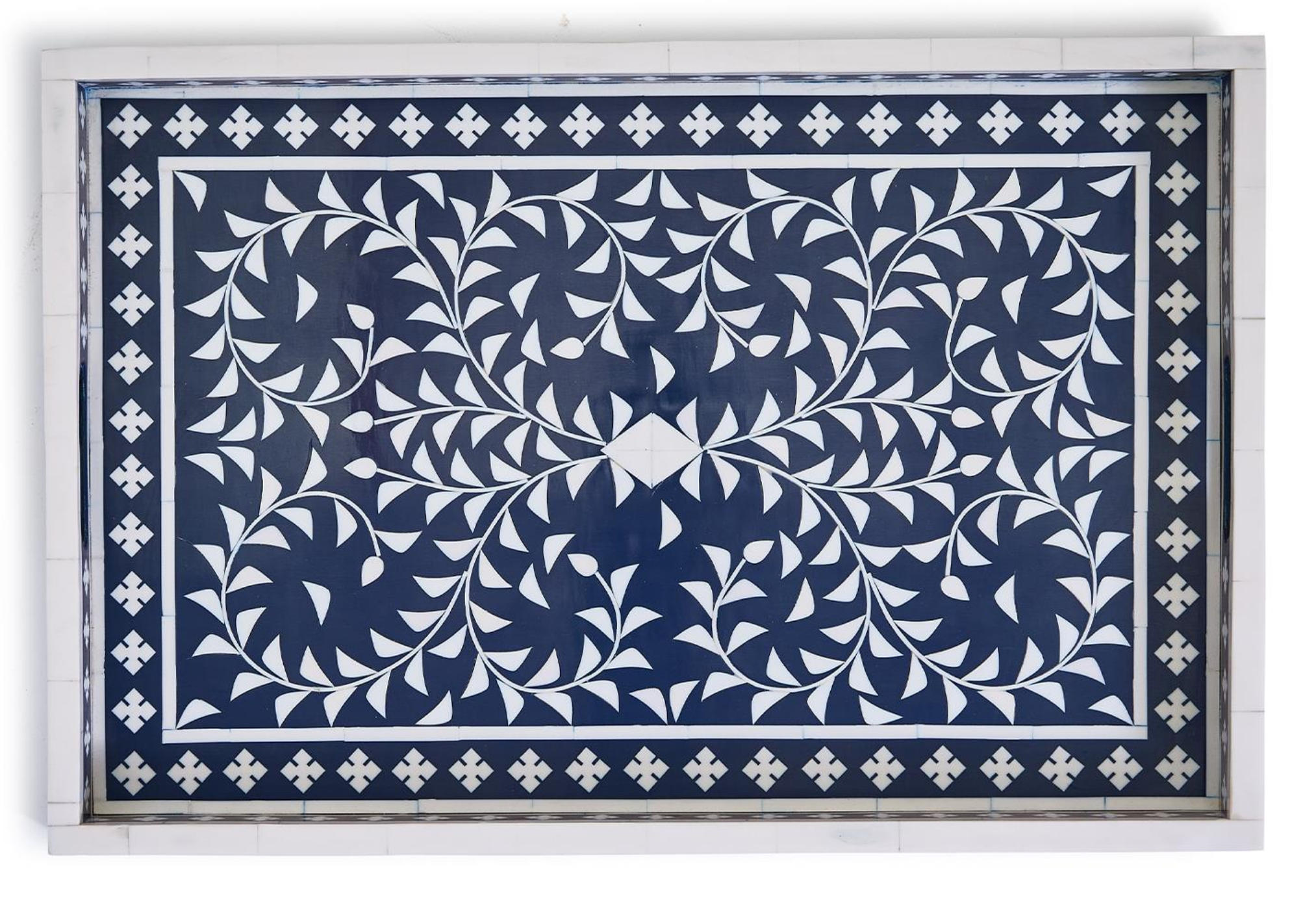 Jaipur Palace Blue/White Serving Tray