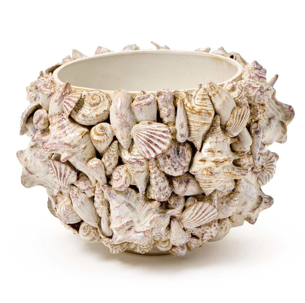 Shell Hand Crafted Planter