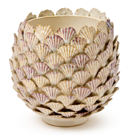 Fan Shell Hand Crafted Planter