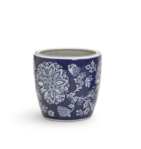 Blue and White Hand Painted Planter