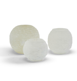 Glaciers Selenite Crystal Sphere Candleholder