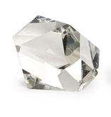 Modernist Crystal Prism Paperweight/Sculpture