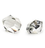 Modernist Crystal Prism Paperweight/Sculpture
