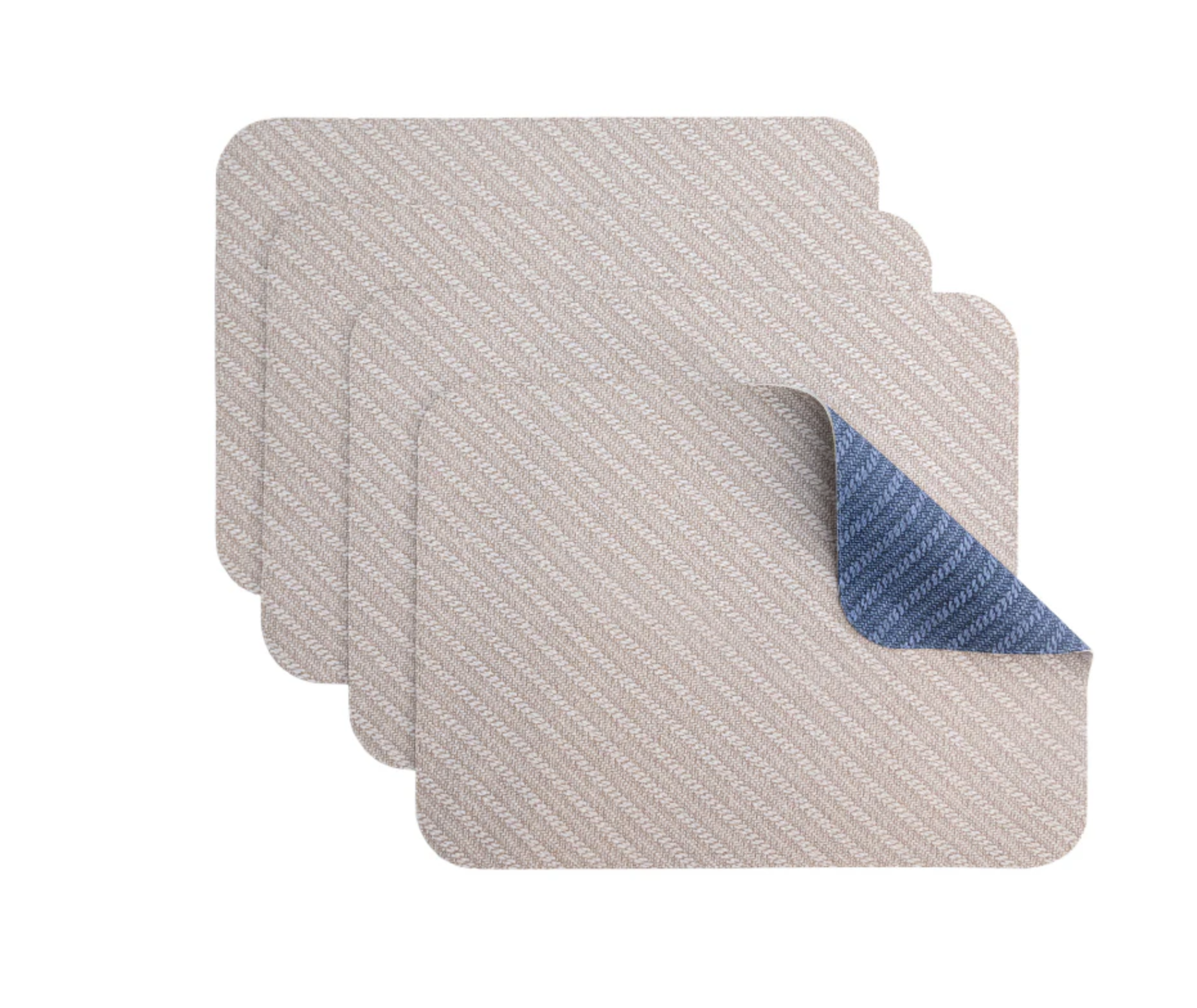 Bold Decor St Tropez Reversible Placemat Beige/Navy