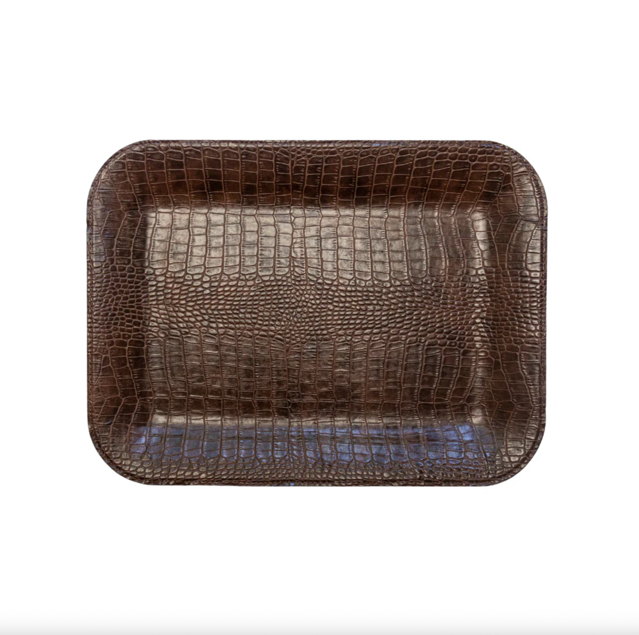 Bold Decor Crocodile Small Serving Tray