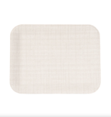 Bold Decor Herringbone Ivory Small Serving Tray