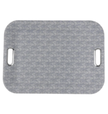 Bold Decor Lina Blue Large Serving Tray with Metal Handles