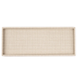 Bold Decor Victoria Milky Long Rectangular Serving Tray