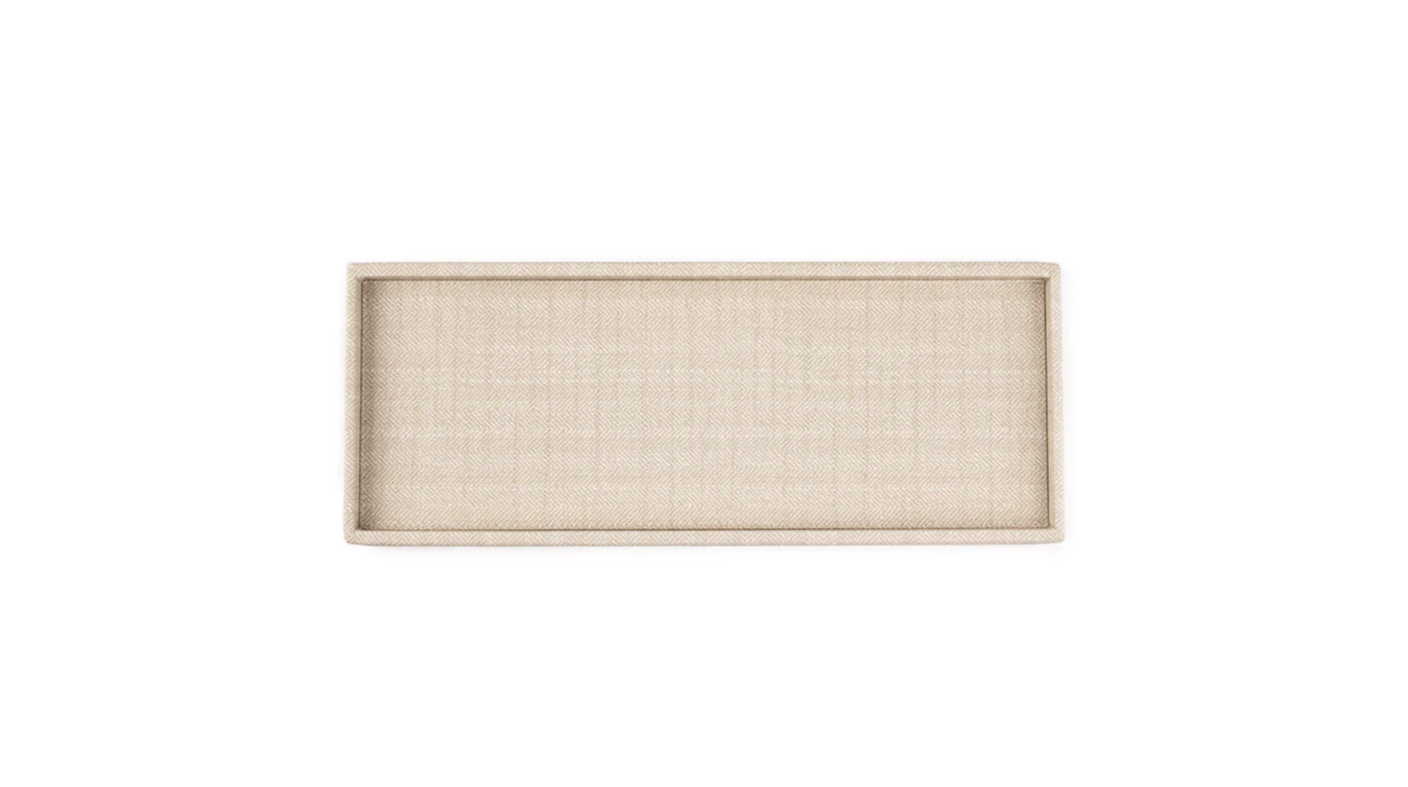 Bold Decor Victoria Milky Long Rectangular Serving Tray