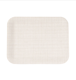Bold Decor Herringbone Ivory Medium Serving Tray