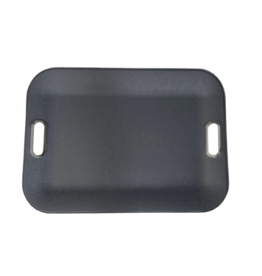 Bold Decor Large Serving Tray with Metal Handles - Victoria Navy
