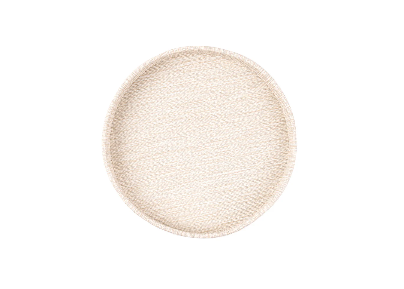Bold Decor Amara Beige Small Round Tray