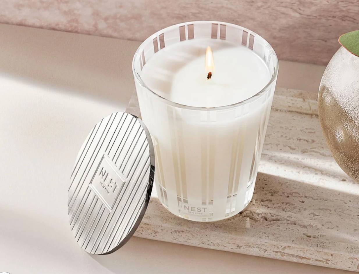 Silver Classic Candle Lid