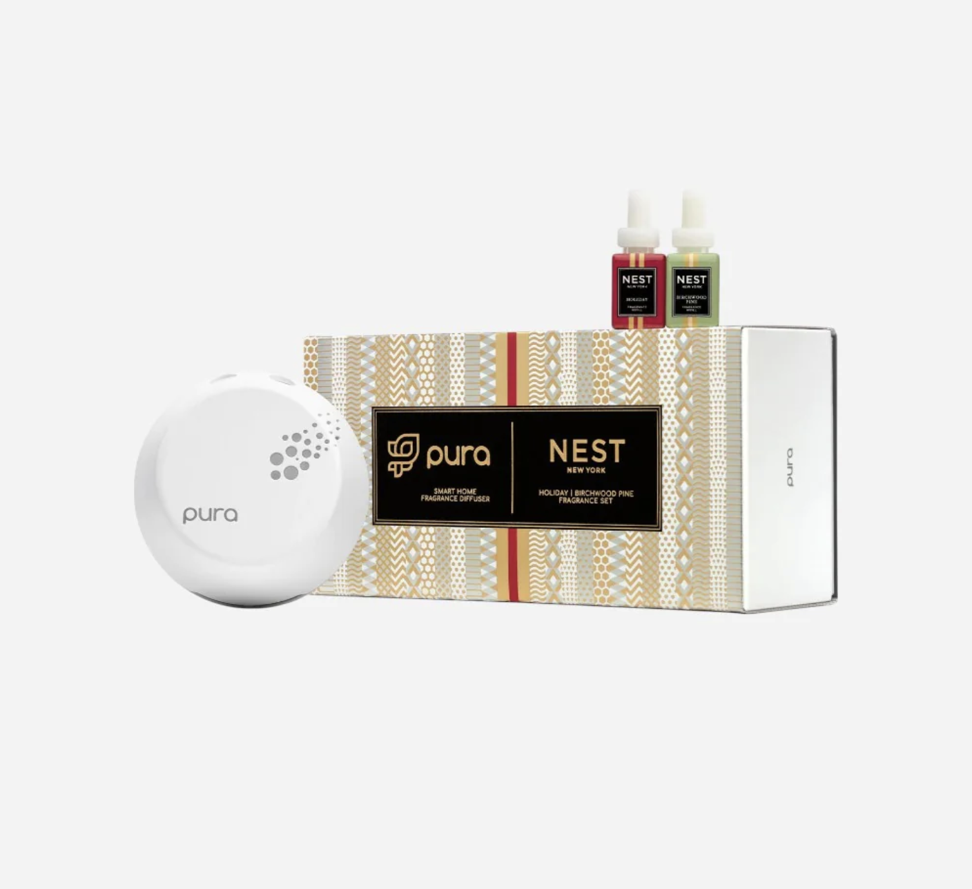 Pura Smart Diffuser Festive Set - Holiday and Birchwood