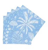 Palms And Parasols Ocean Cocktail Napkins