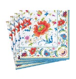 Chinese Ceramic Paper Cocktail Napkins in White
