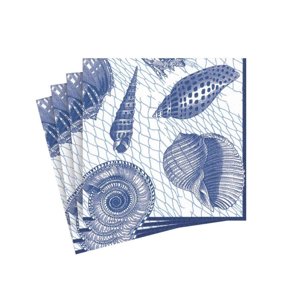 Netting and Shells Paper Cocktail Napkins