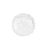 Q Home Design Peony White Melamine Canape Plate