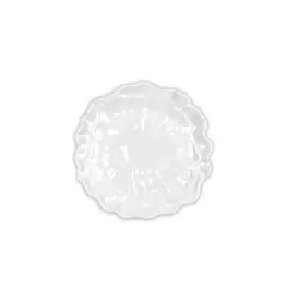 Q Home Design Peony White Melamine Canape Plate
