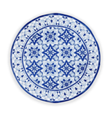 Q Home Design Talavera in Azul Blue Melamine Platter