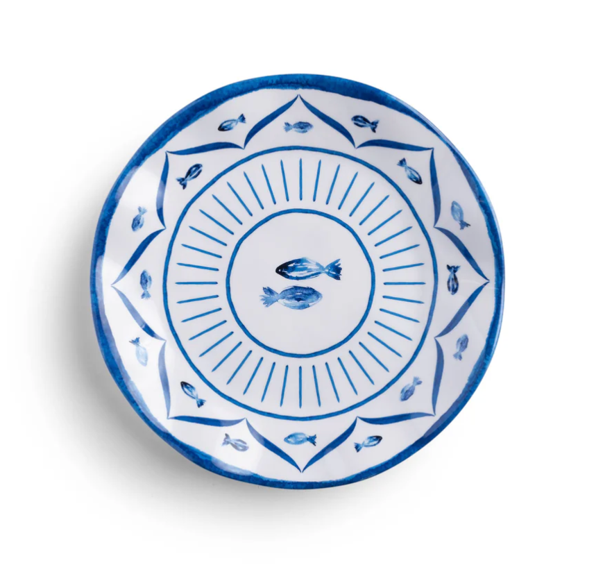 Q Home Design Sardinia Melamine Salad Plate