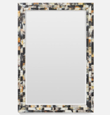 Bowen Natural Horn Mirror