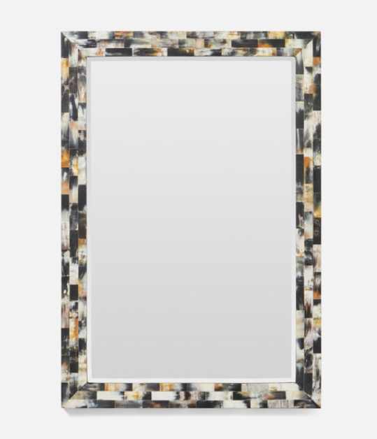 Bowen Natural Horn Mirror
