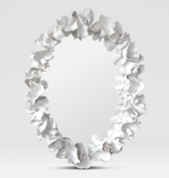 Coco Mirror - White Faux Coral