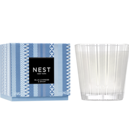 Blue Cypress and Snow 3 Wick Candle - 21.2 oz