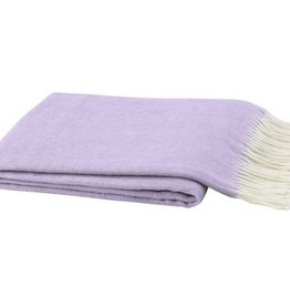 Lilac Italian Herringbone Throw