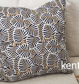 Kentia Pillow Flax/Brown 20" X20"