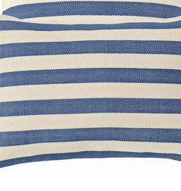 Trimaran Stripe Sky Blue/White Indoor/Outdoor Pillow