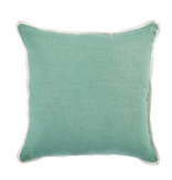 Basic Linen Aqua 22X22 Pillow