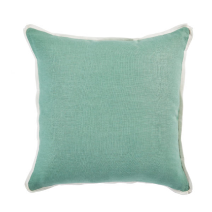 Basic Linen Aqua 22X22 Pillow