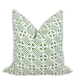 Charleston Collection Plaza Pillow 22"/Green