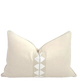 Marlin Lumbar Pillow - Almond
