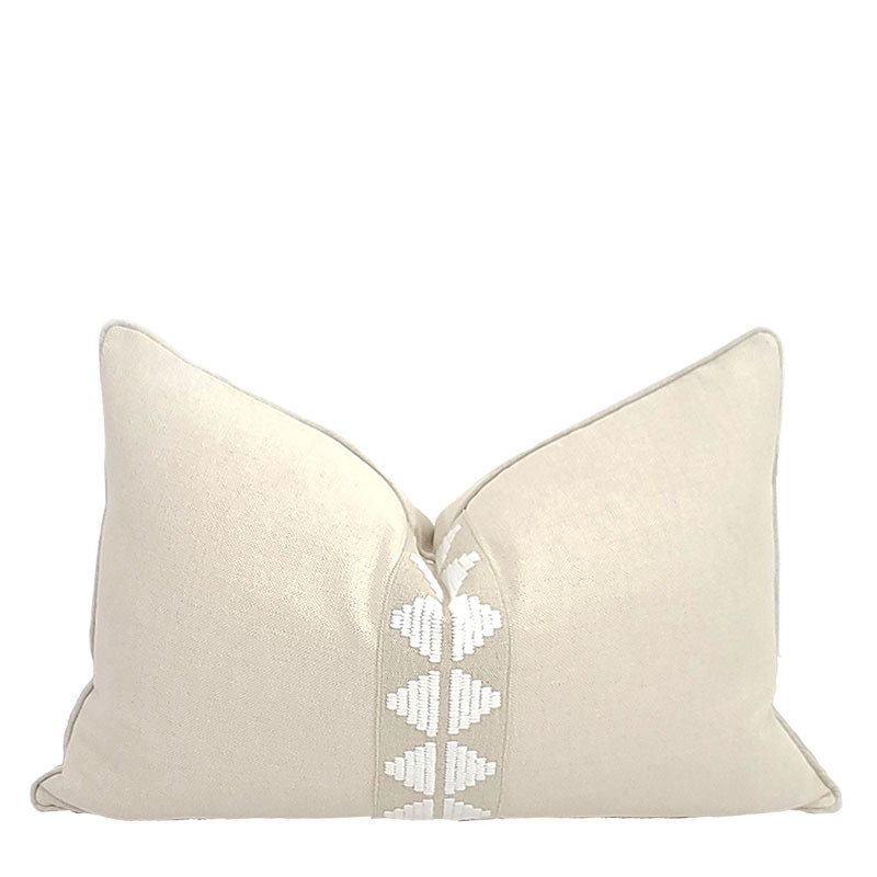Marlin Lumbar Pillow - Almond