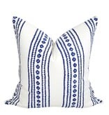 Jupiter Island Collection Cato Stripe Pillow / Marine 22"