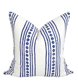 Jupiter Island Collection Cato Stripe Pillow / Marine 22"