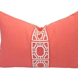 Biscayne  Gatehouse  / Coral Pillow