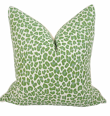Bengal Pillow / Green 22" Sq