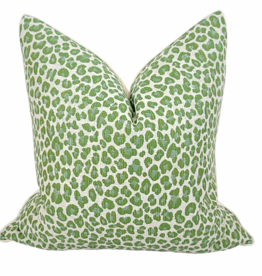 Bengal Pillow / Green 22" Sq