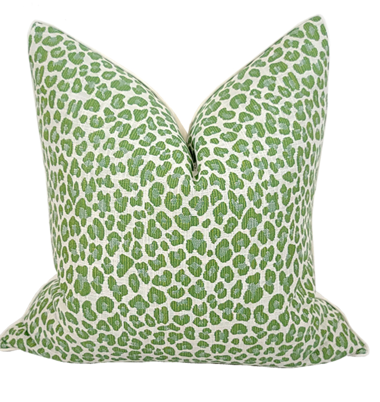 Bengal Pillow / Green 22" Sq