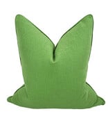 Compliment Brushed Linen Pillow w/ Spring - 24" Self Welt